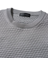 ブリスター半袖ニット