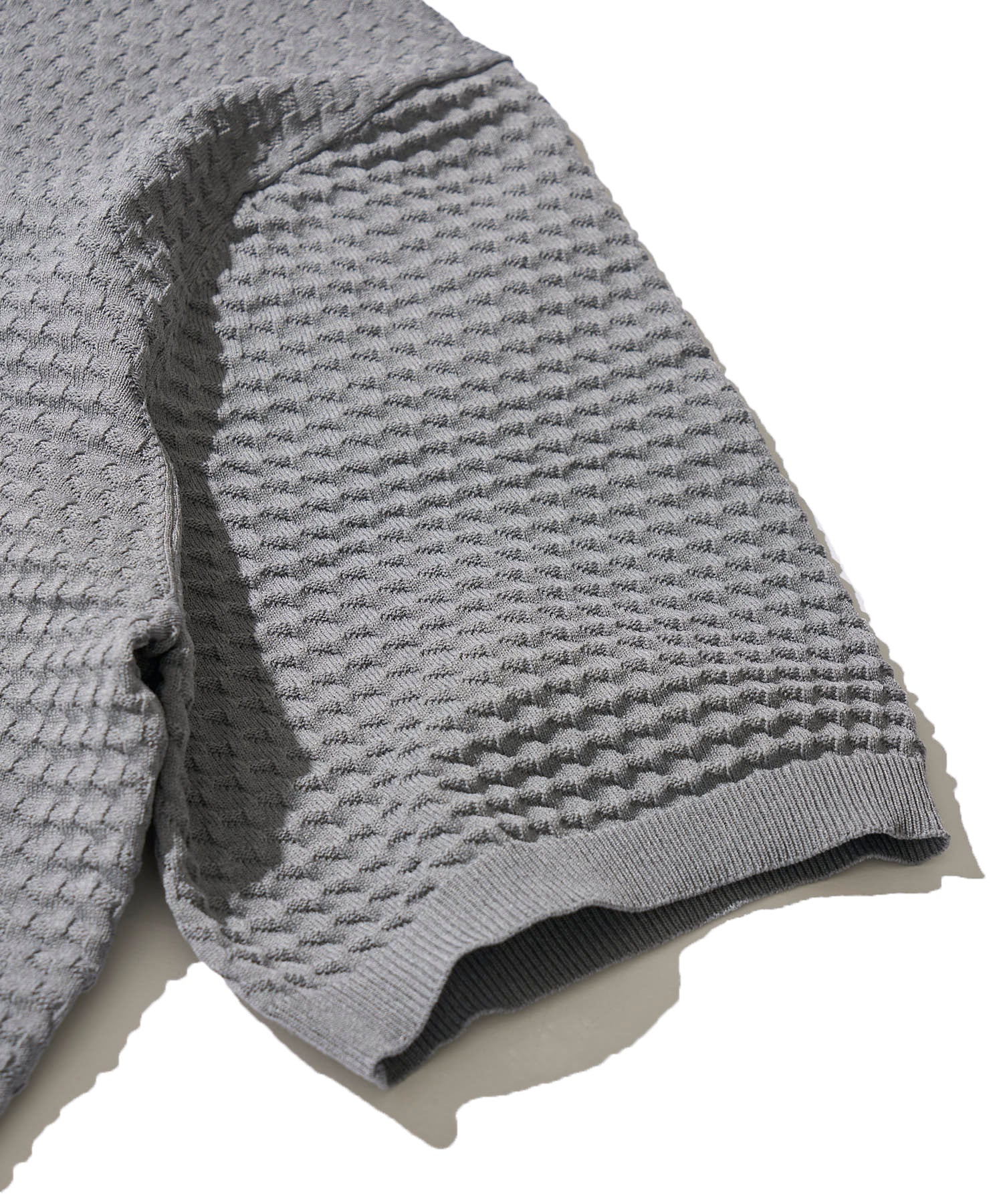 ブリスター半袖ニット