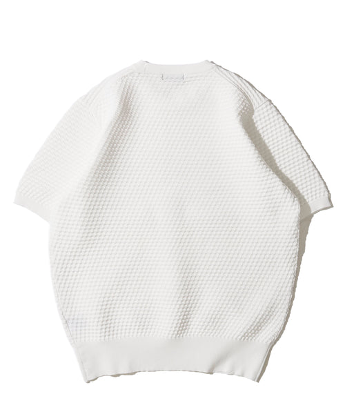 ブリスター半袖ニット