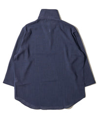 【展開店舗限定】リネンライク ウォッシャブル スキッパーシャツ
