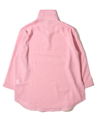 【展開店舗限定】リネンライク ウォッシャブル スキッパーシャツ