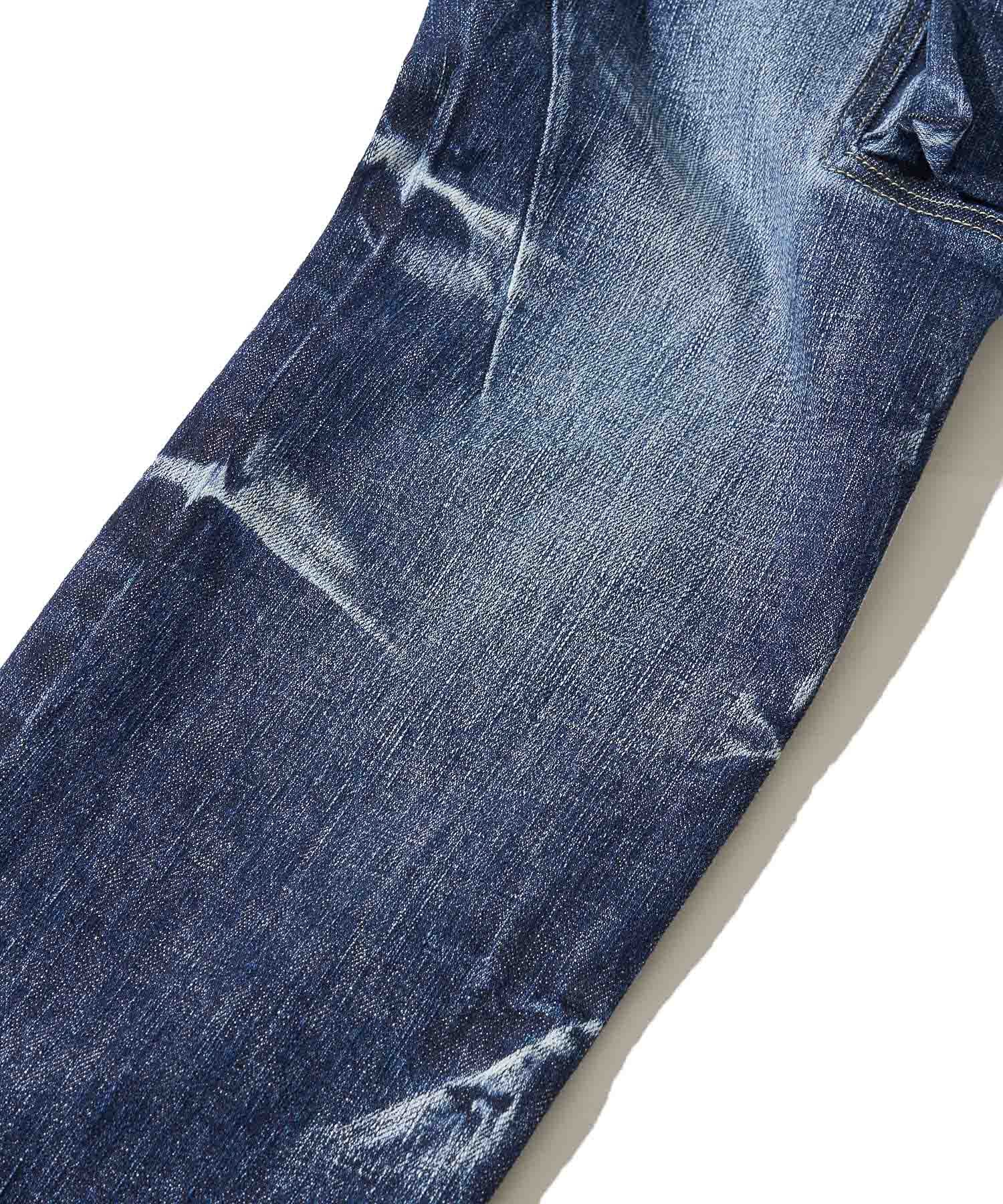 KUROKI ストレッチカーゴデニムパンツ