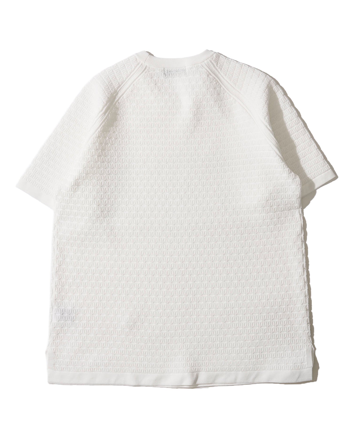 バタフライ柄半袖ニット