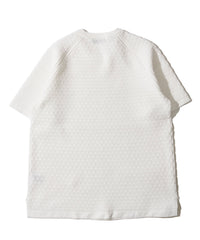 バタフライ柄半袖ニット