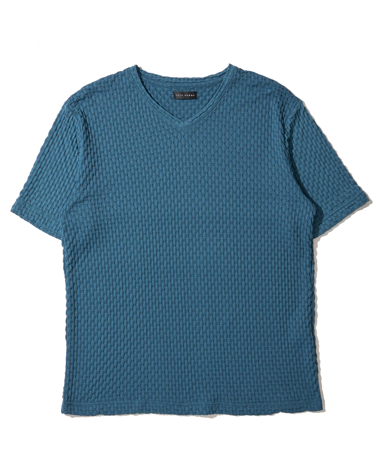 バタフライブリスターVネックTシャツ