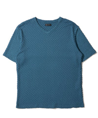 バタフライブリスターVネックTシャツ