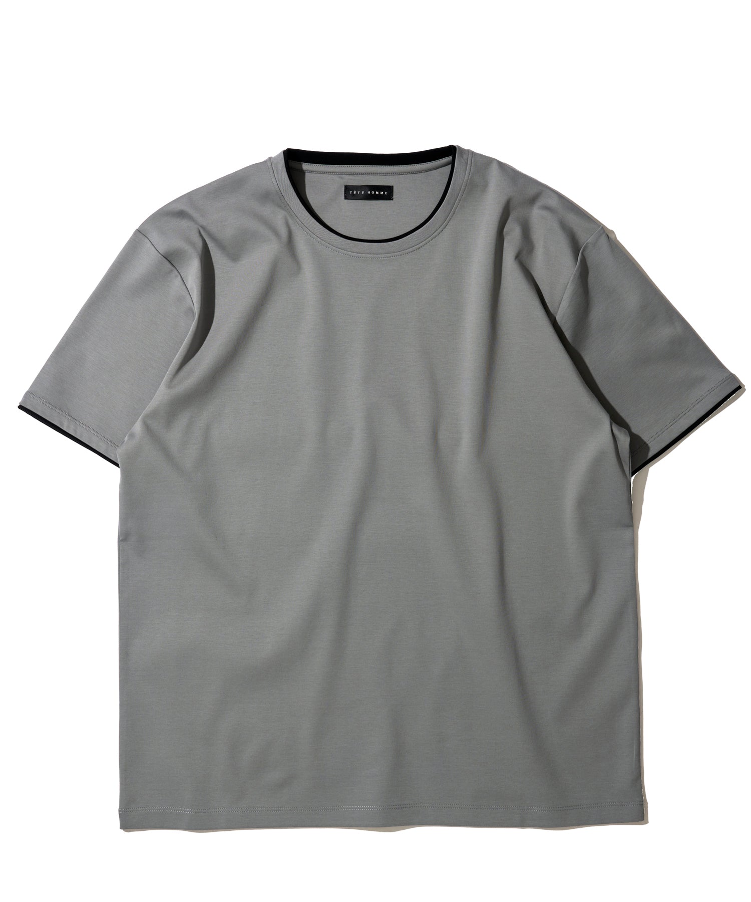 シルケット天竺クルーネックＴシャツ