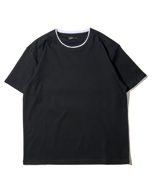 シルケット天竺クルーネックＴシャツ