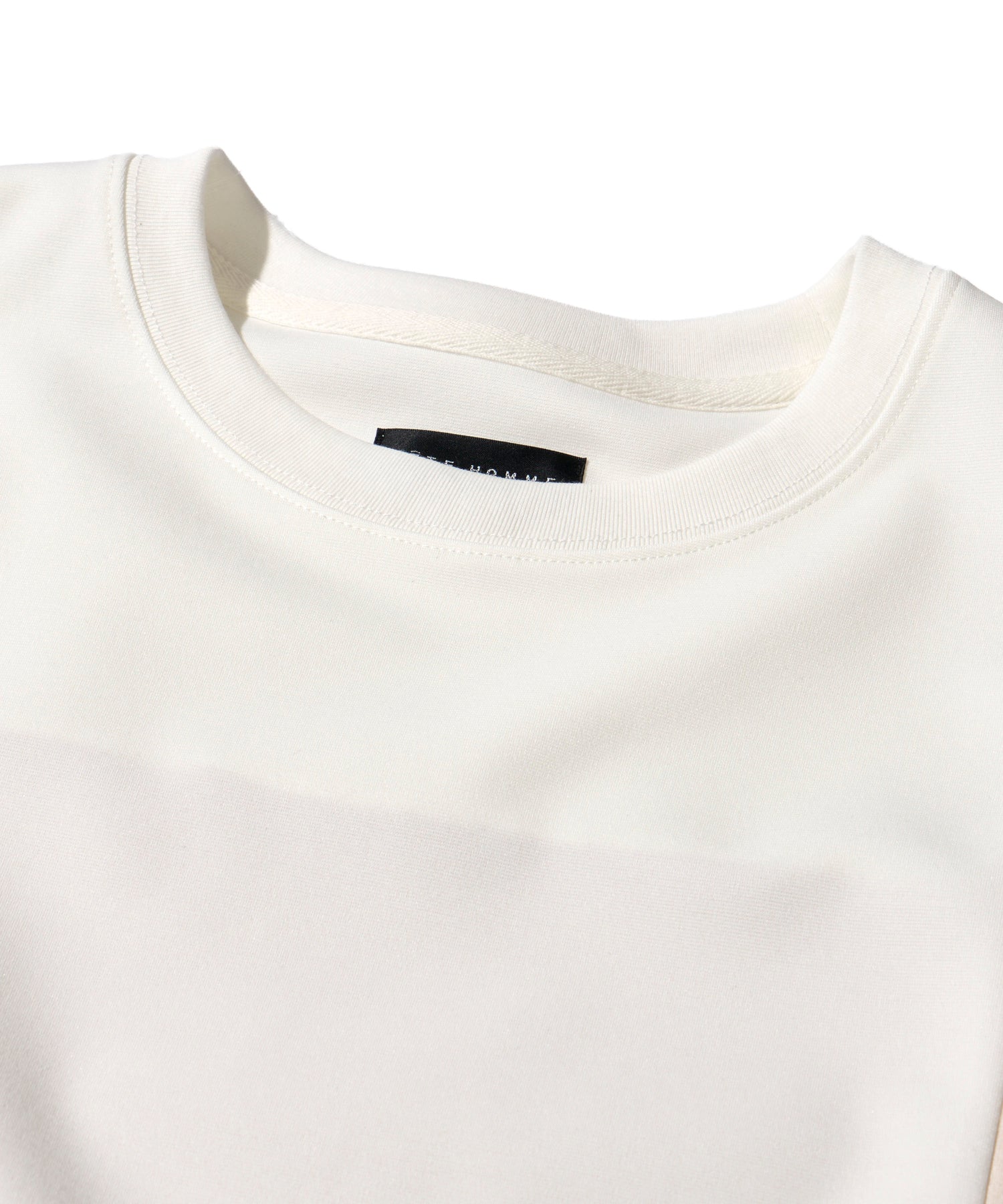 スエードポンチ切り替えＴシャツ