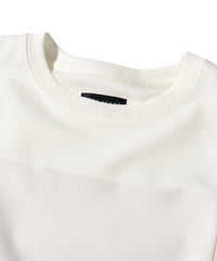 スエードポンチ切り替えＴシャツ