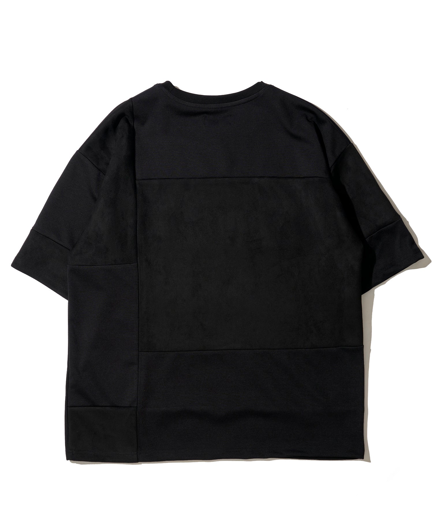 スエードポンチ切り替えＴシャツ