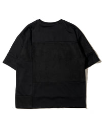 スエードポンチ切り替えＴシャツ
