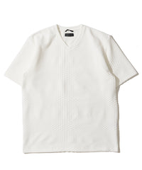 ブリスタージャガードＶネックＴシャツ