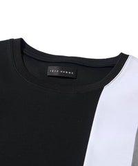 シルケット天竺切替えクルーネックＴシャツ