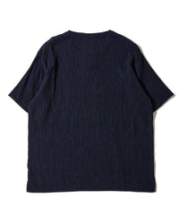 楊柳スキッパーキーネックＴシャツ