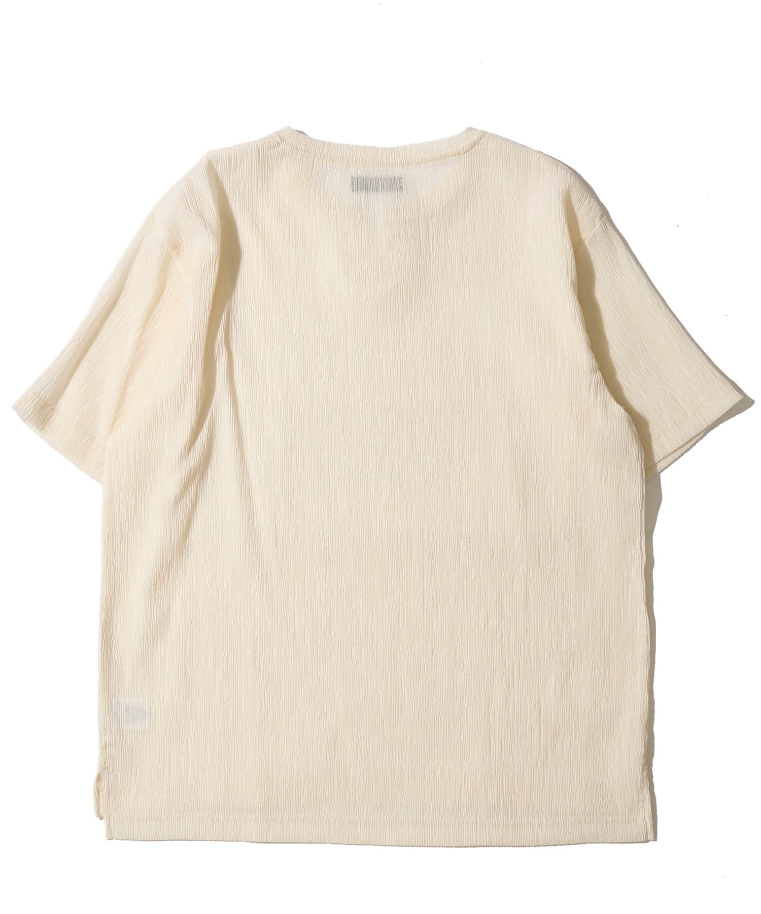楊柳スキッパーキーネックＴシャツ