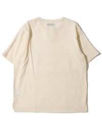 楊柳スキッパーキーネックＴシャツ
