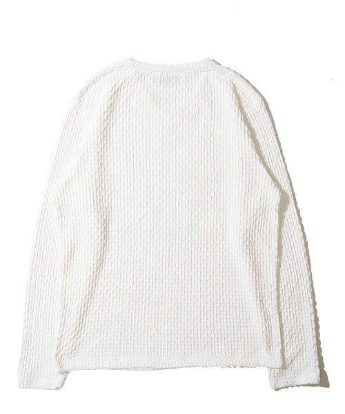 バタフライブリスターVネックロングＴシャツ