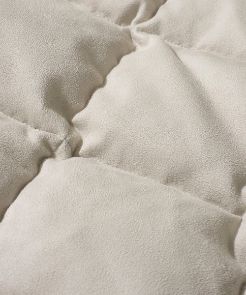 スエードダウンブルゾン