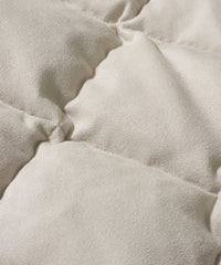 スエードダウンブルゾン