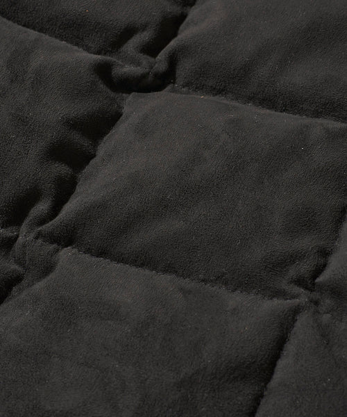 スエードダウンブルゾン