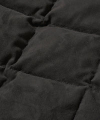 スエードダウンブルゾン