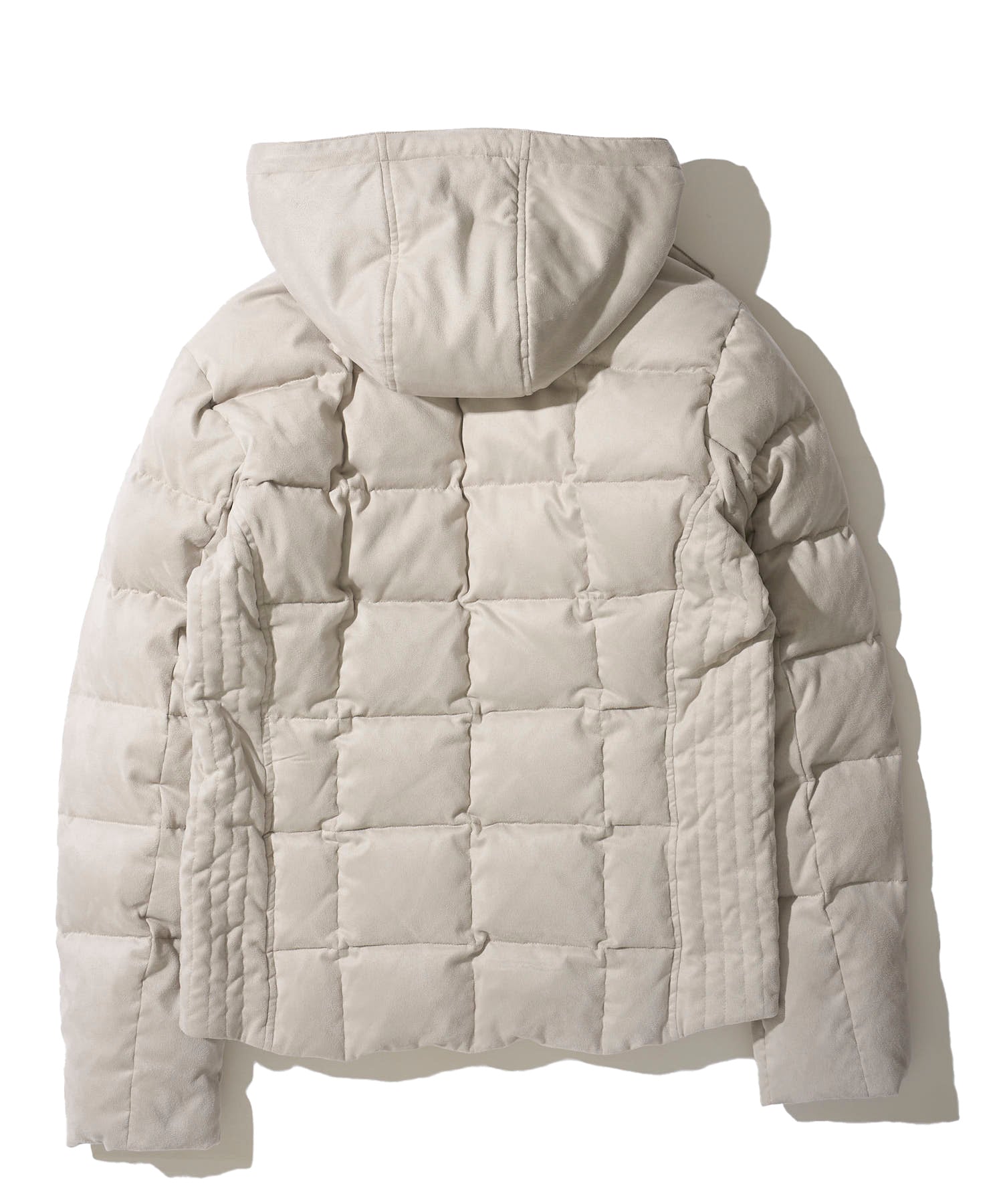 スエードダウンブルゾン