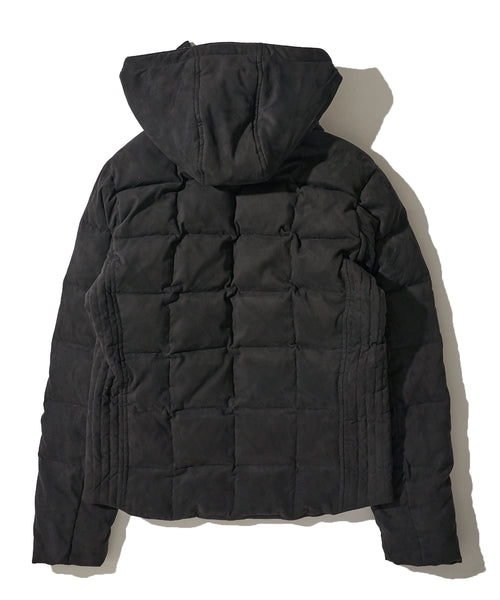 スエードダウンブルゾン