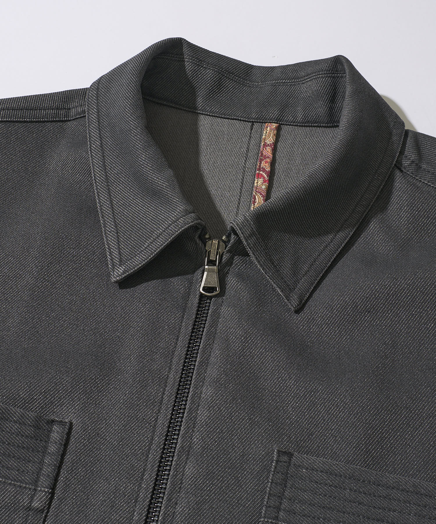 顔料プリントシャツアウター