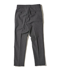 へリンボンストレッチテーパードパンツ