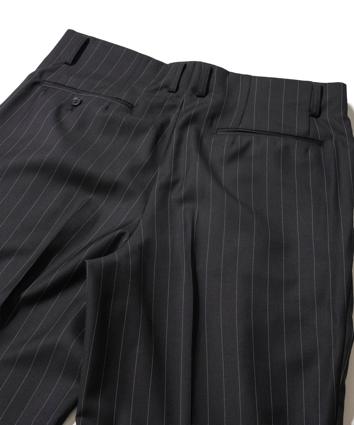 【受注生産:2月お渡し】 【あぶない刑事 × KAZUTAKA KATOH】 ピンドットストライプ3Pダブルスーツ 40周年記念ハンガー付