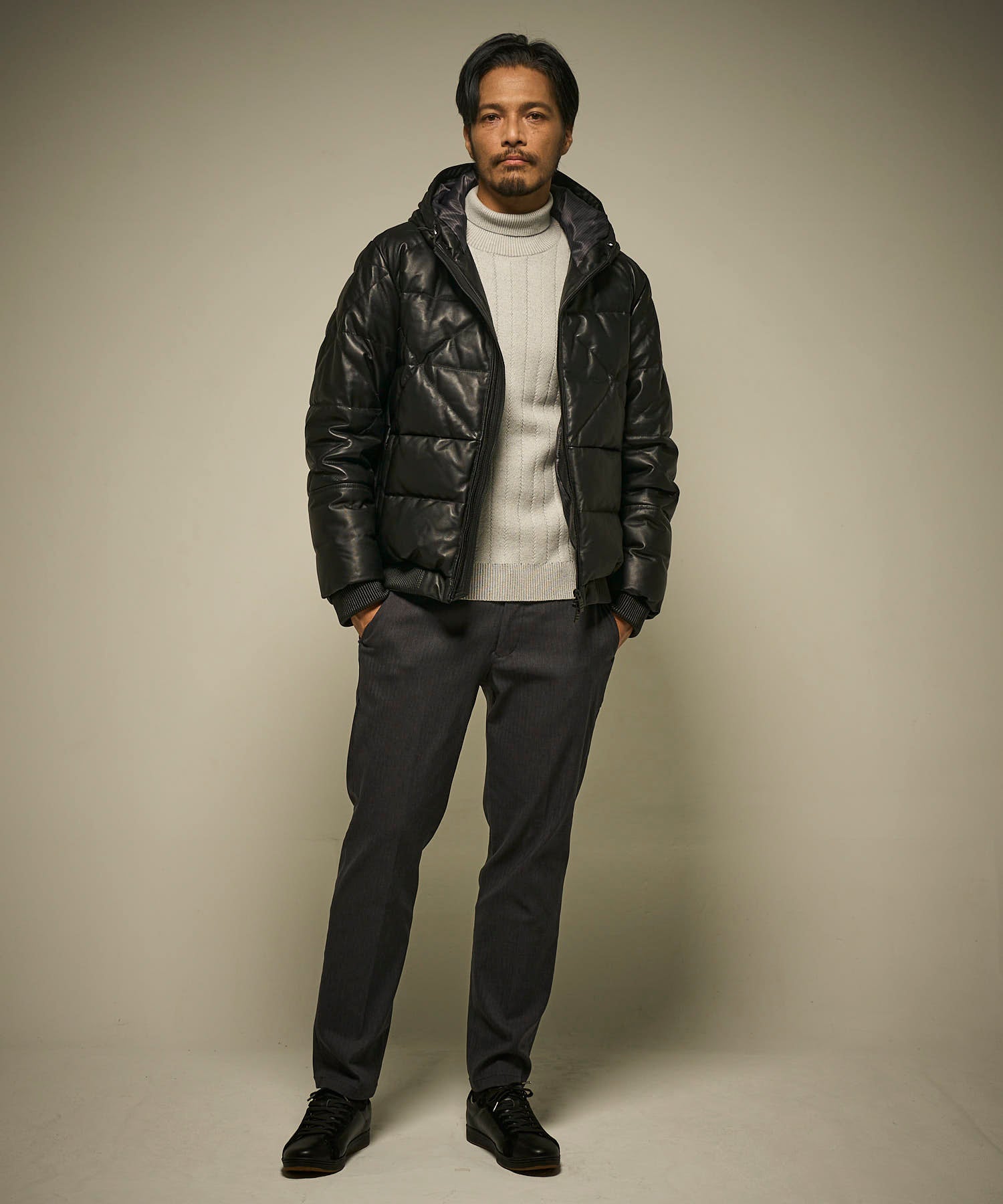 ブラック　model：186㎝　着用サイズ：L