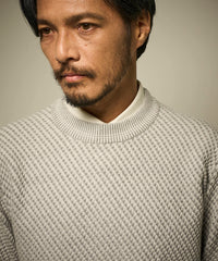 グラフェンクルーネックニット