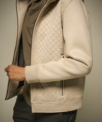 エンボスフードブルゾン