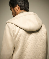 エンボスフードブルゾン