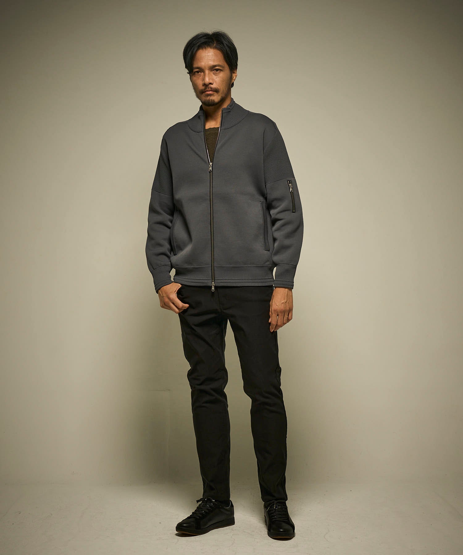 ドライバーズニットブルゾン