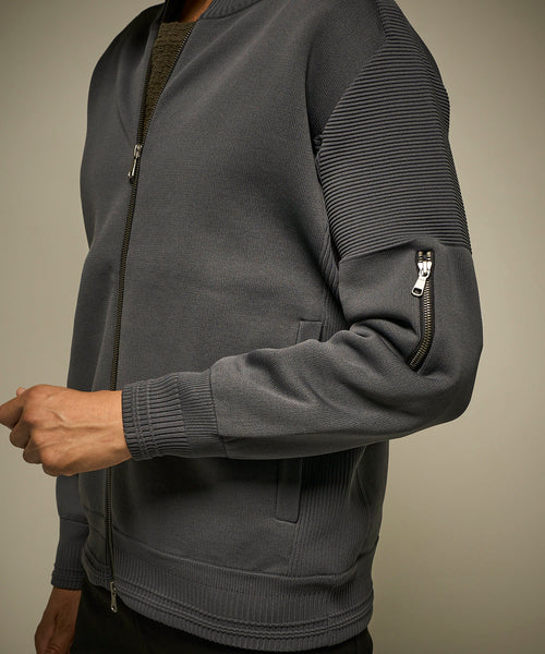 ドライバーズニットブルゾン