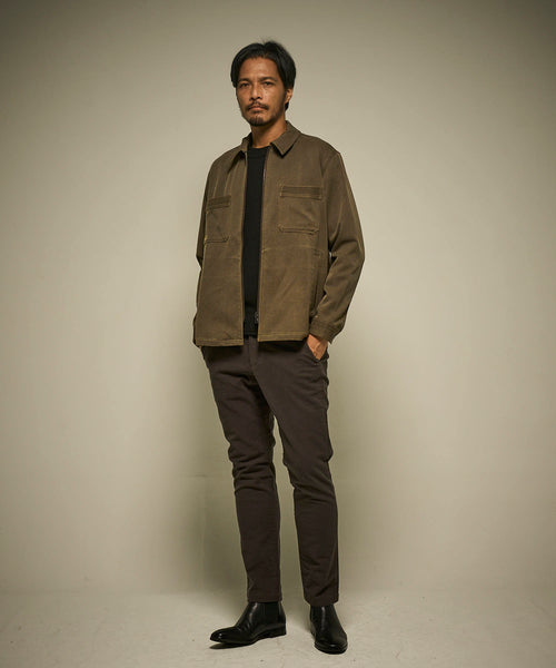 カーキ　model：186㎝　着用サイズ：L