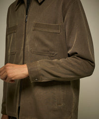 顔料プリントシャツアウター