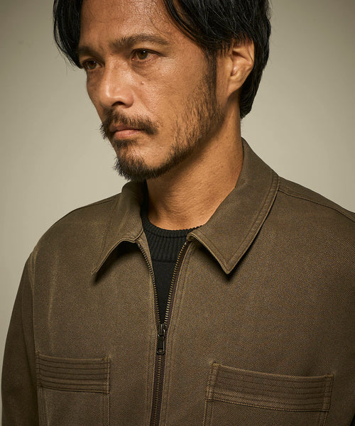 顔料プリントシャツアウター