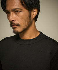 モールクルーネックニット