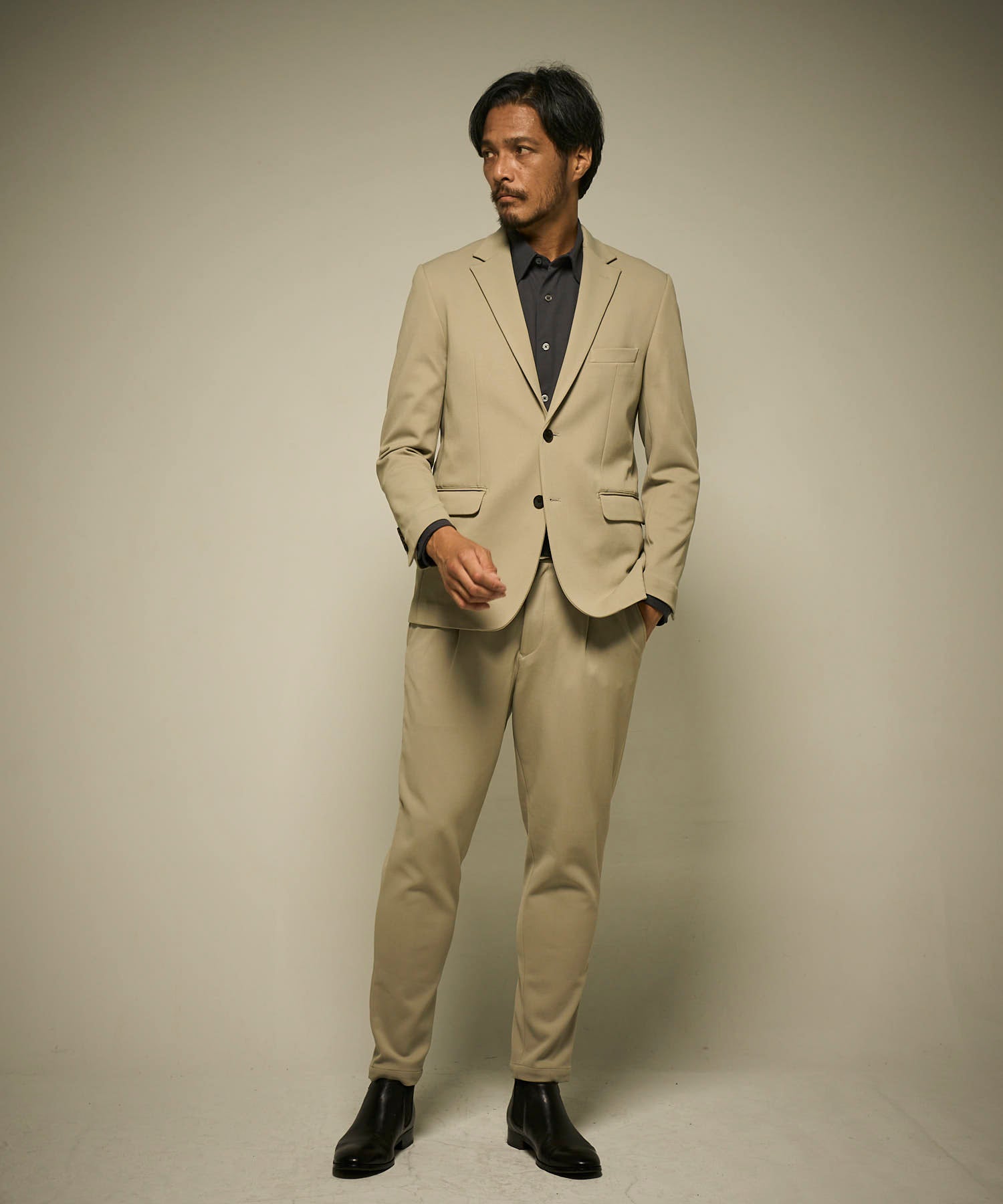 ストレッチナイロンイージースラックス