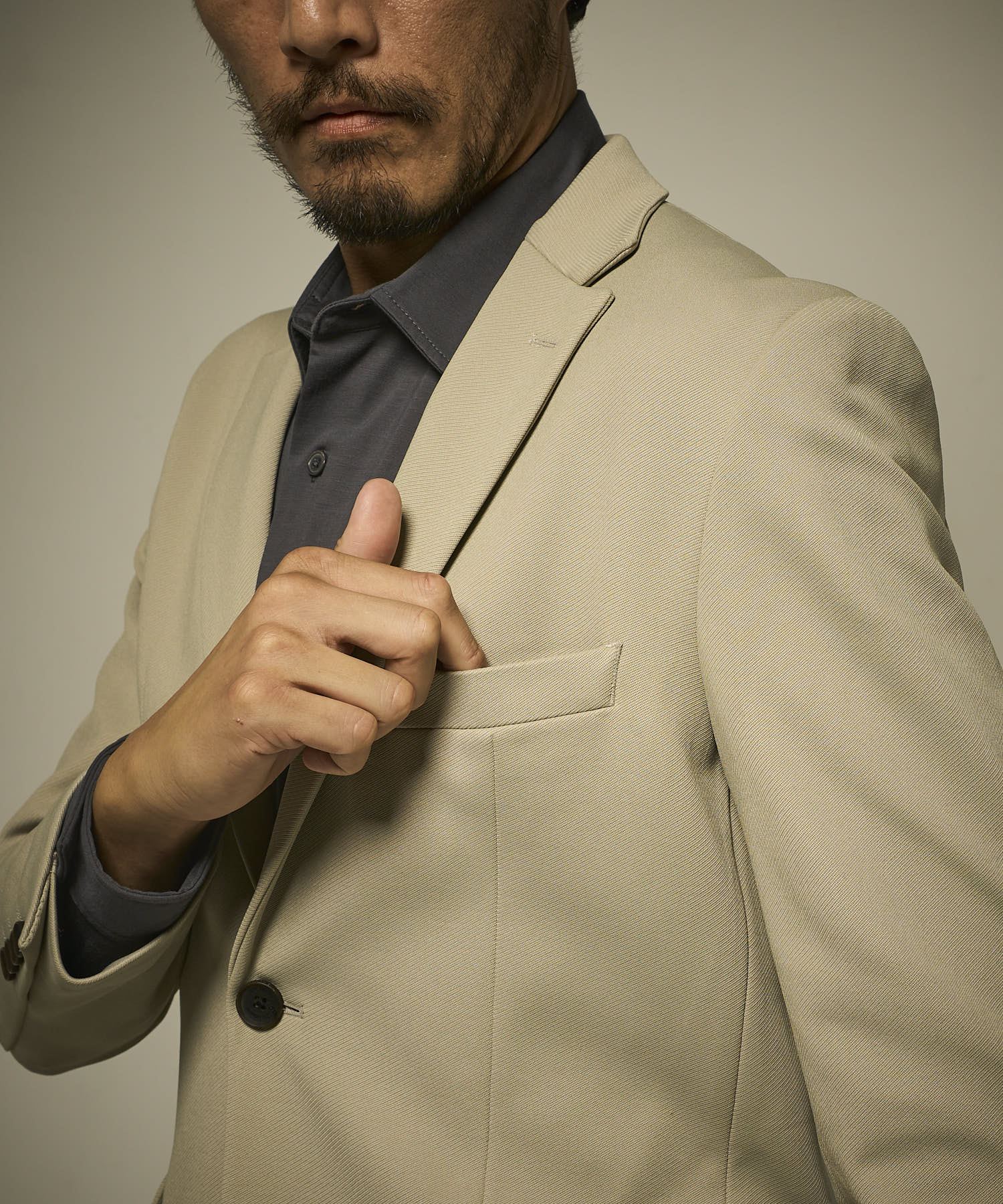 ストレッチナイロンテーラージャケット