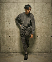 【HALB】製品染め裏毛トレーナー