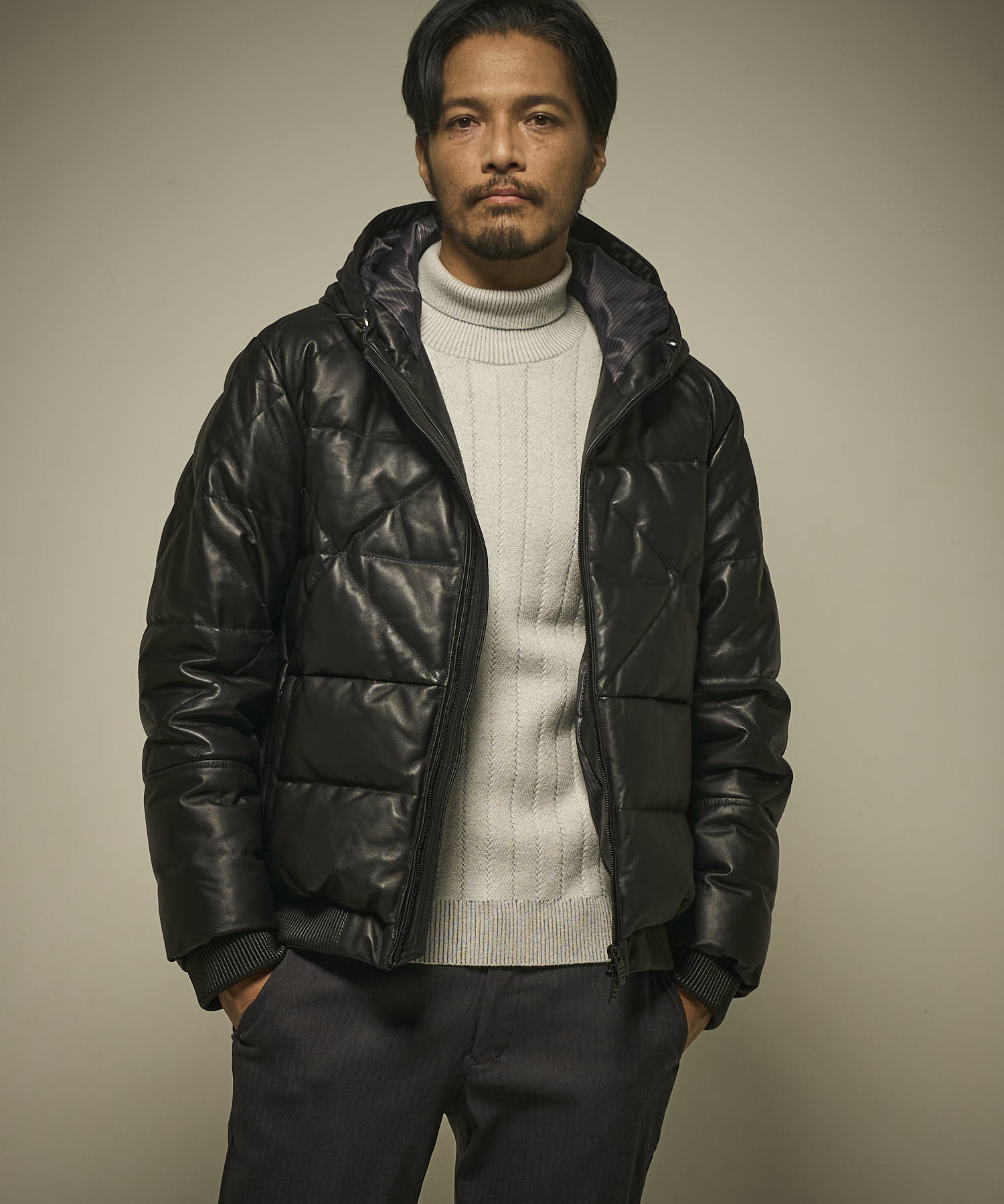 ブラック　model：186㎝　着用サイズ：L