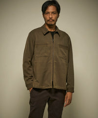 顔料プリントシャツアウター