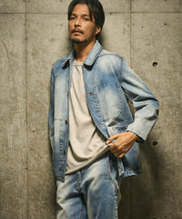 【HALB】ヴィンテージ加デニムカバーオール