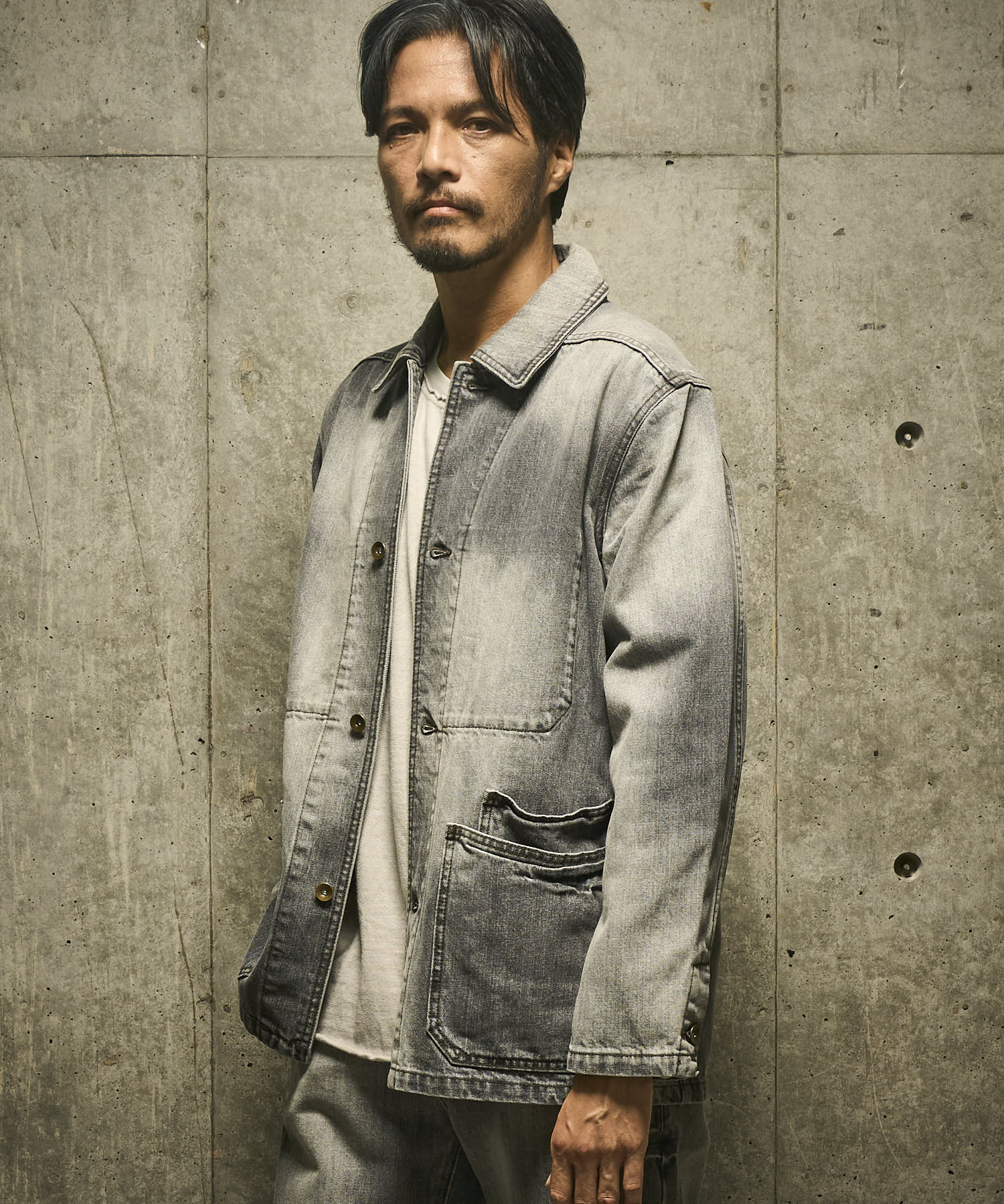 【HALB】ヴィンテージ加デニムカバーオール