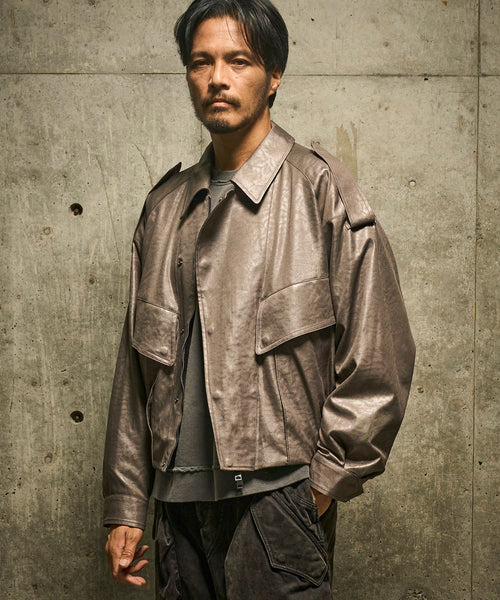 グレー　model：186㎝　着用サイズ：L