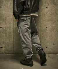 【HALB】ワイドテーパードカーゴパンツ